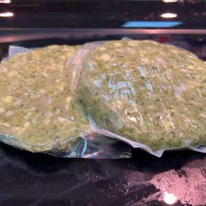 Hamburguesa pollo con calabacín y queso 2ud 150g c/u